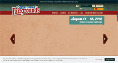 Desktop Screenshot of gcfairgrounds.com